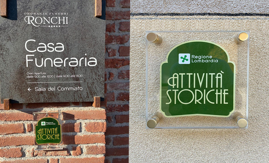 Ronchi onoranze funebri - attivit&agrave; storica Bovisio Masciago