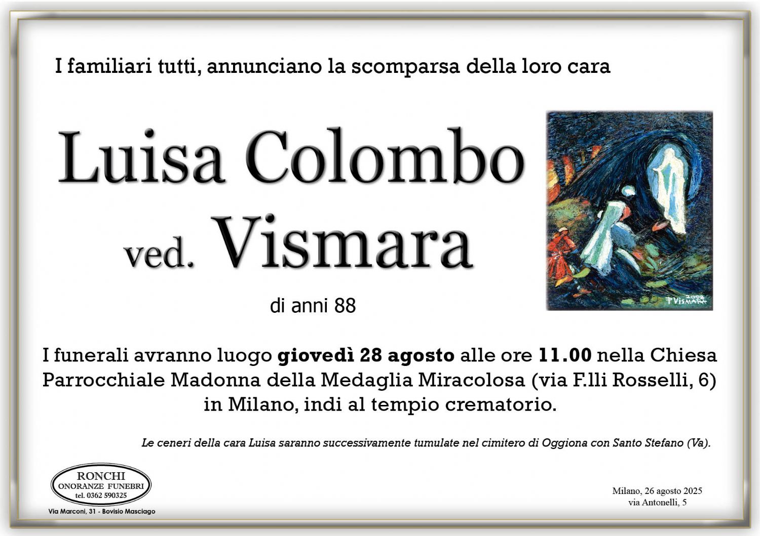 Luisa Colombo  Vismara
