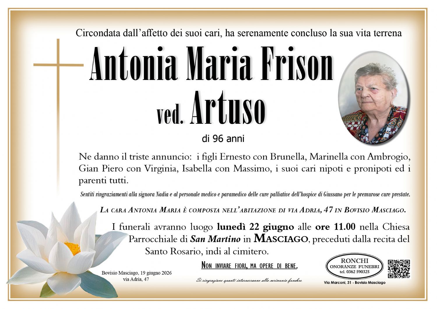 Antonia Maria Frison  Artuso