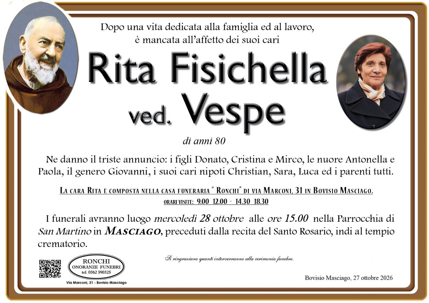 Rita Fisichella Vespe